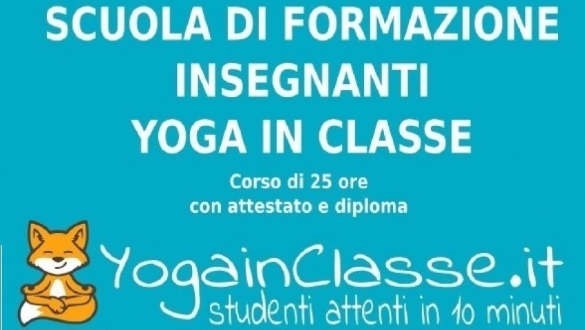 locandina yoga in classe